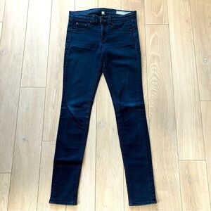 rag & bone Midnight The Legging Skinny Jeans Size 26